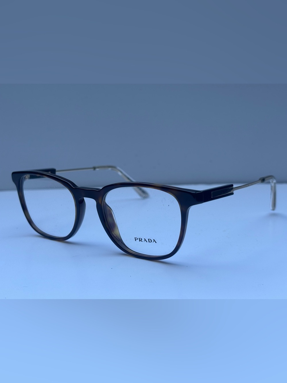 Prada Brown Tortoise Acetate Optical Frames